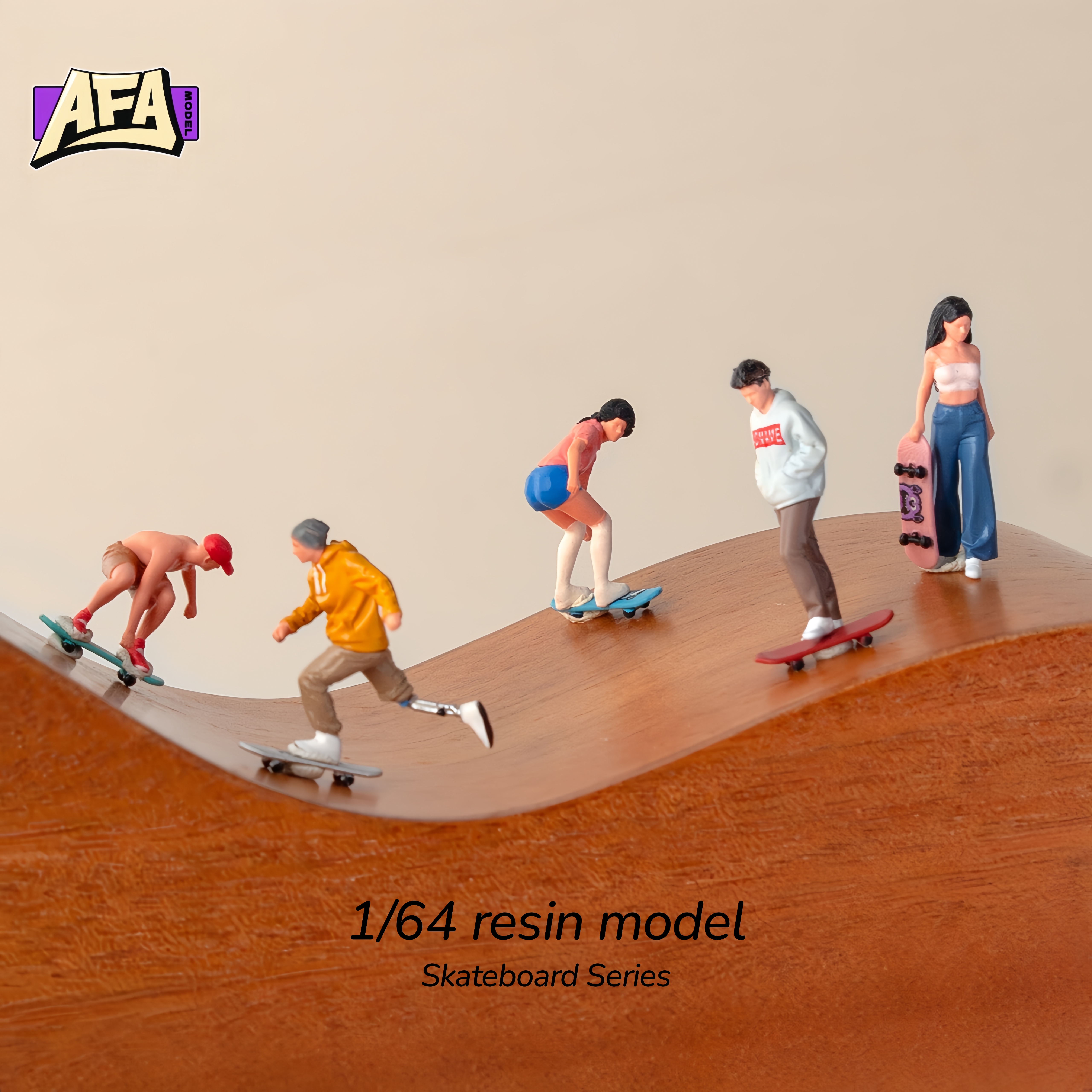 Photography Is - 1 64 żywiczna diorama deskorolkowa Miniaturowe