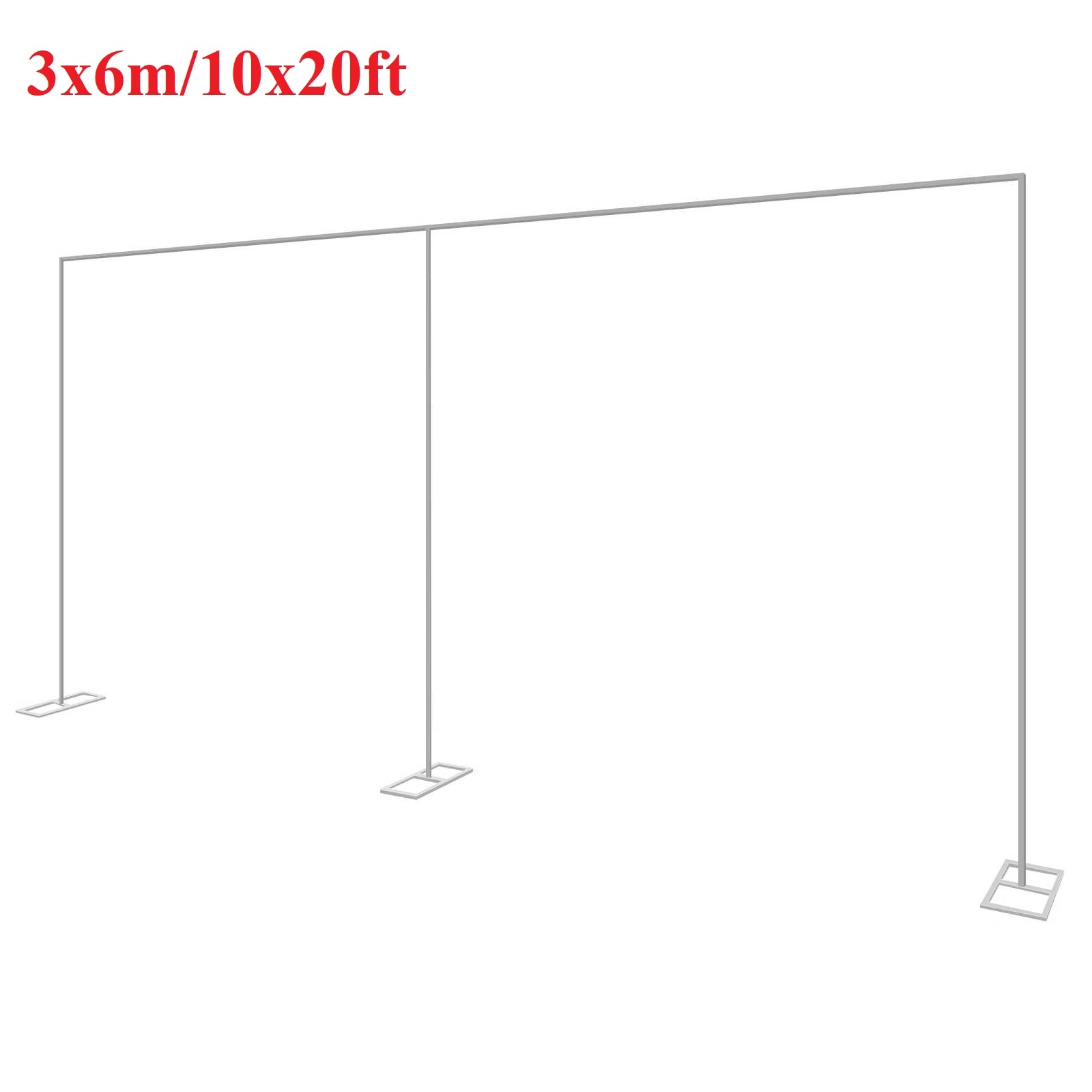 Photography Framing - 3x6m/10x20ft metalowy łuk ślubny stojak Heavy