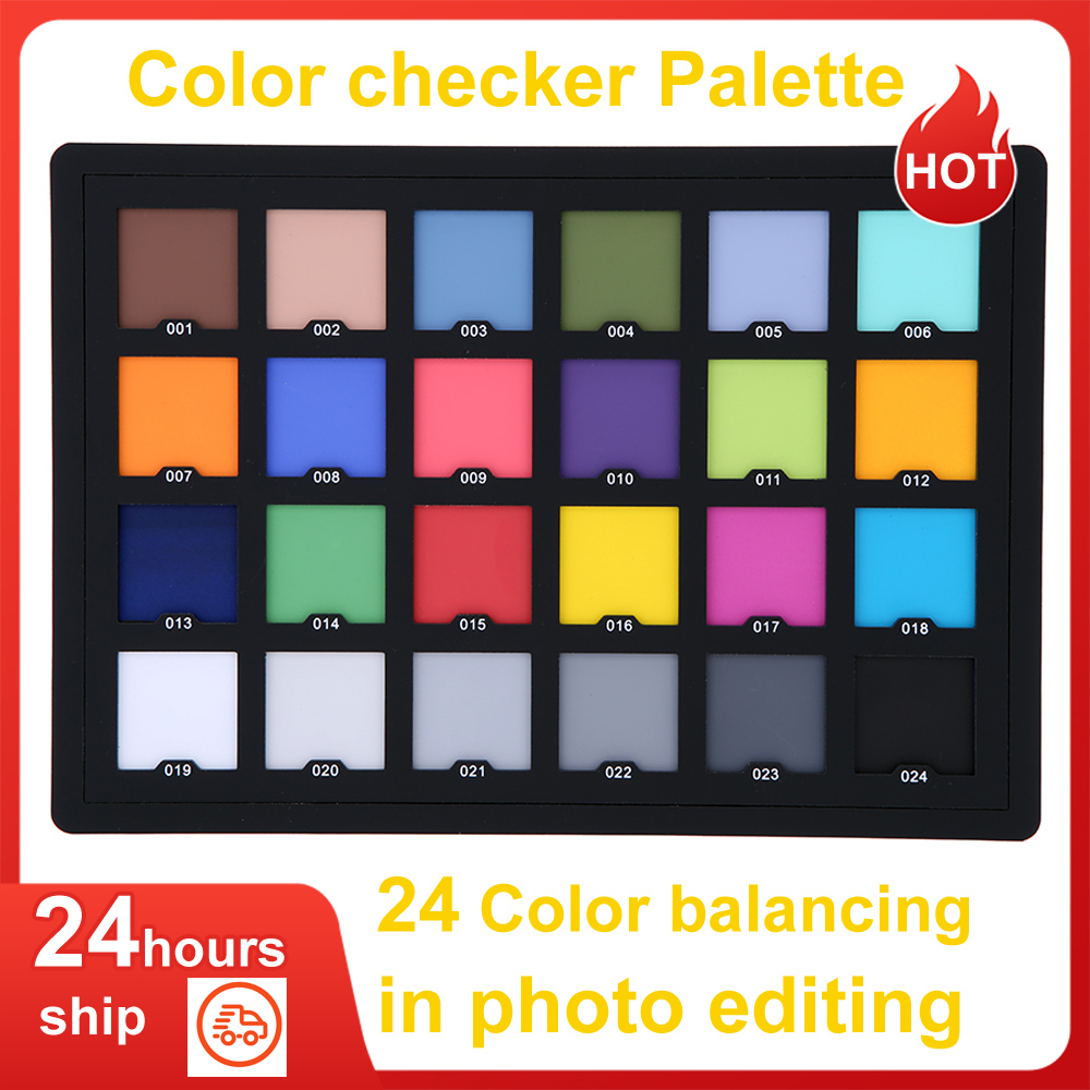 Photography Quiz - Andoer Professional 24-kolorowa paleta kontrolna Test