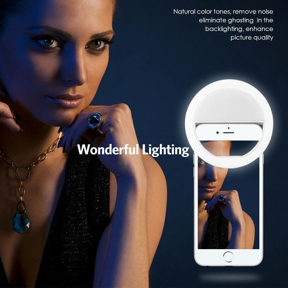 LED Lampa do Selfie z Ładowani – Photography Lighting recenzja i cena