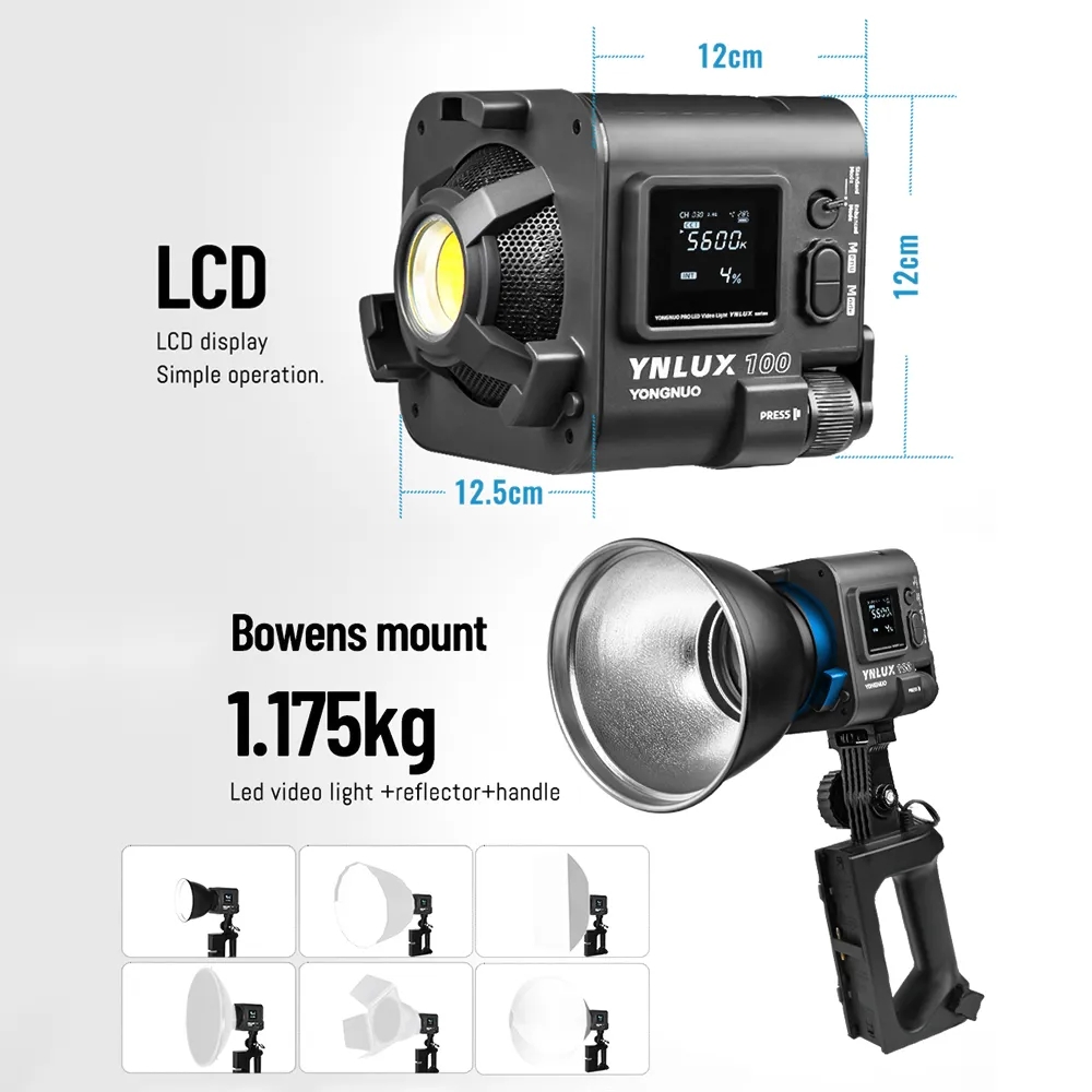 YONGNUO YNLUX100 100W 3200K-56 – Photography Lighting recenzja i cena