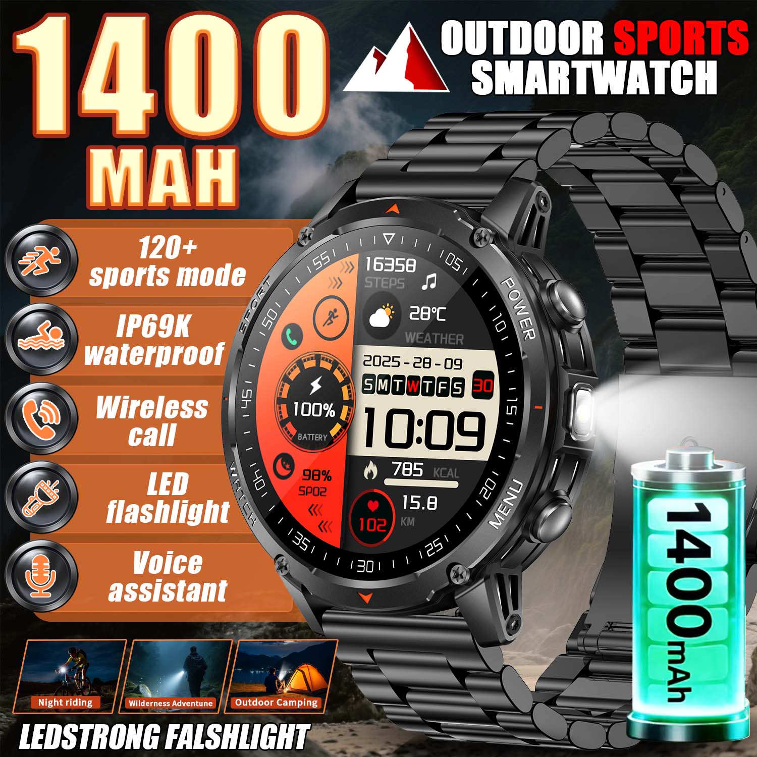 Nowy wojskowy smartwatch męski – Photography Quiz recenzja i cena