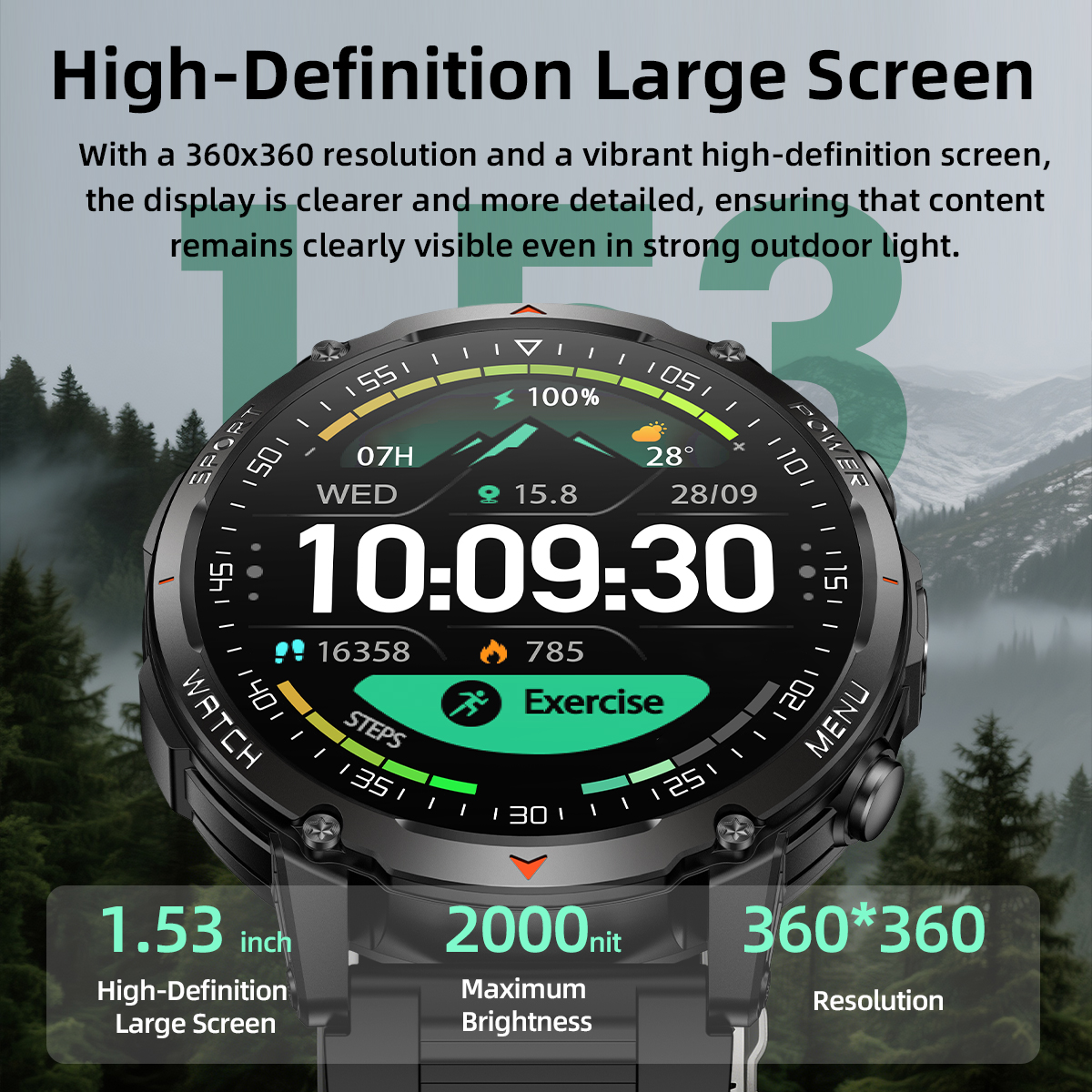 Nowy wojskowy smartwatch męski – Photography Quiz recenzja i cena
