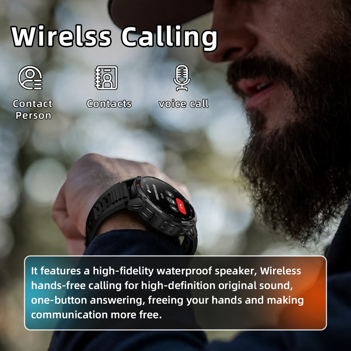 Nowy wojskowy smartwatch męski – Photography Quiz recenzja i cena