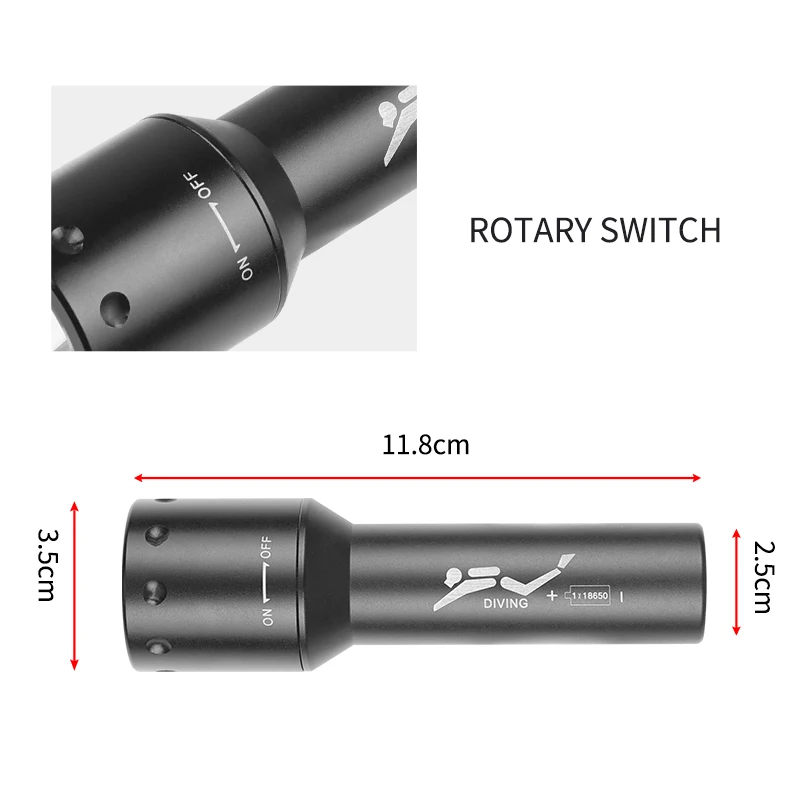 Nowa latarka nurkowa LED T6, d – Photography Is recenzja i cena
